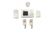 Wireless Burglar Alarm System With Built-in Rechargeable Battery